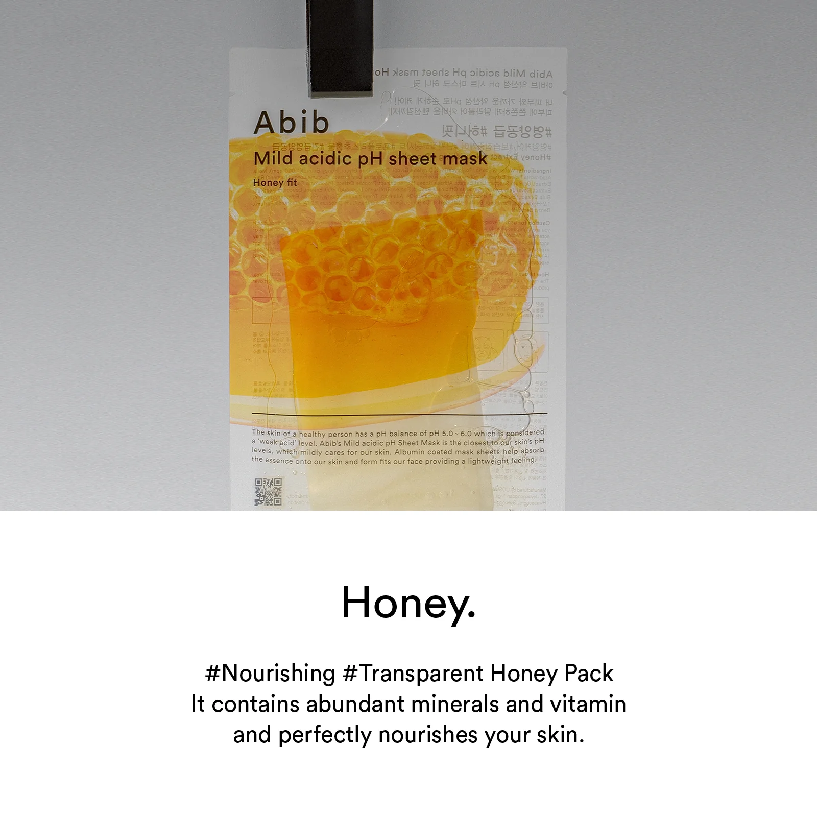 Mild acidic pH sheet mask Honey fit(10 sheets) - Image 5