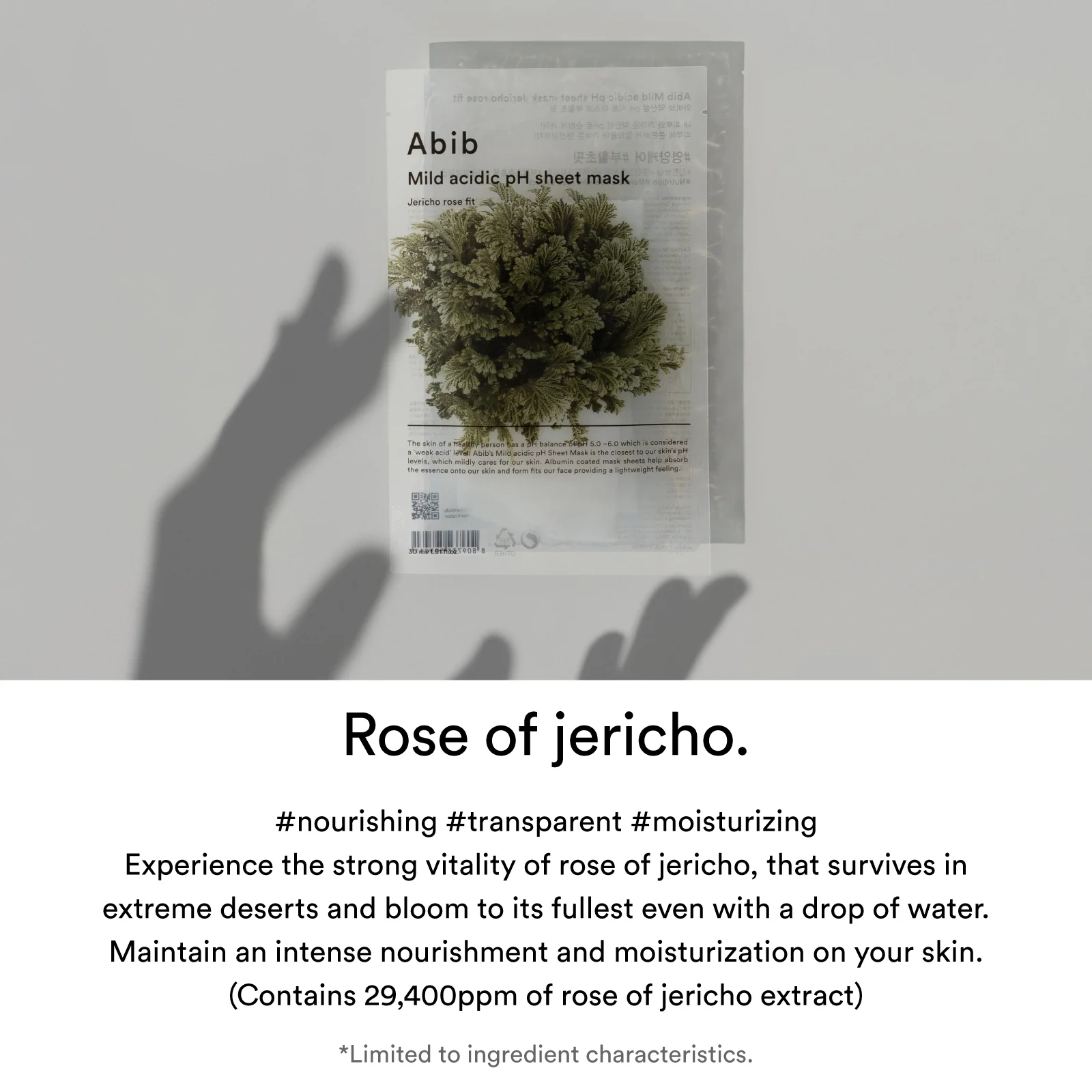 Mild acidic pH sheet mask Jericho rose fit(10 sheets) - Image 3