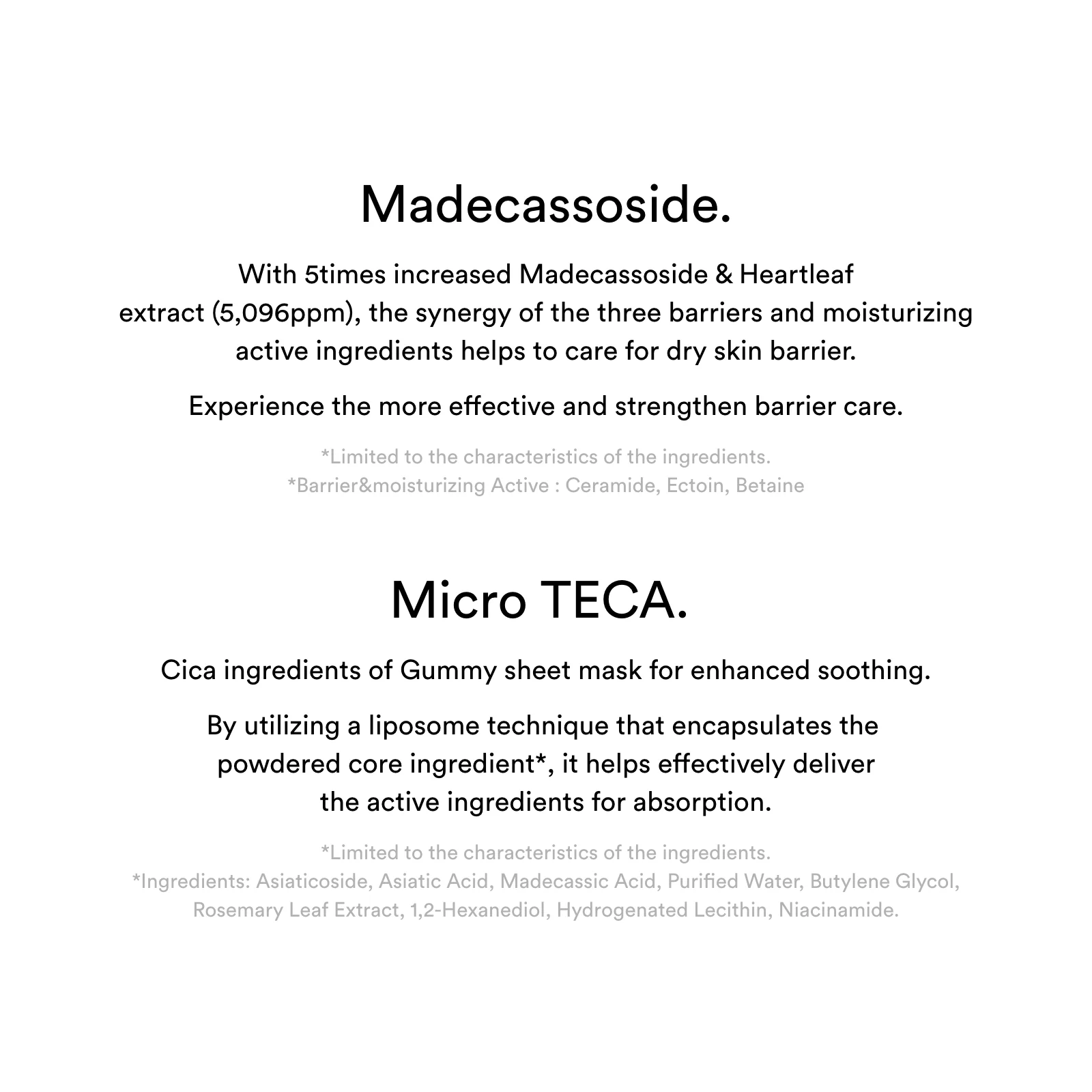 Gummy sheet mask Madecassoside sticker(10 sheets) - Image 7