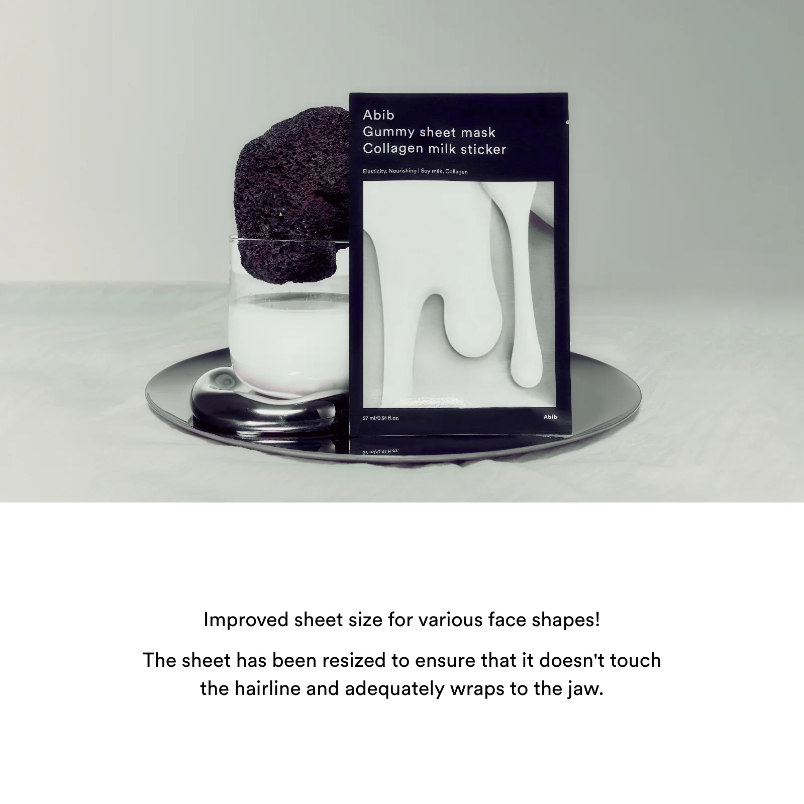 Gummy sheet mask Collagen milk sticker(10 sheets) - Image 12