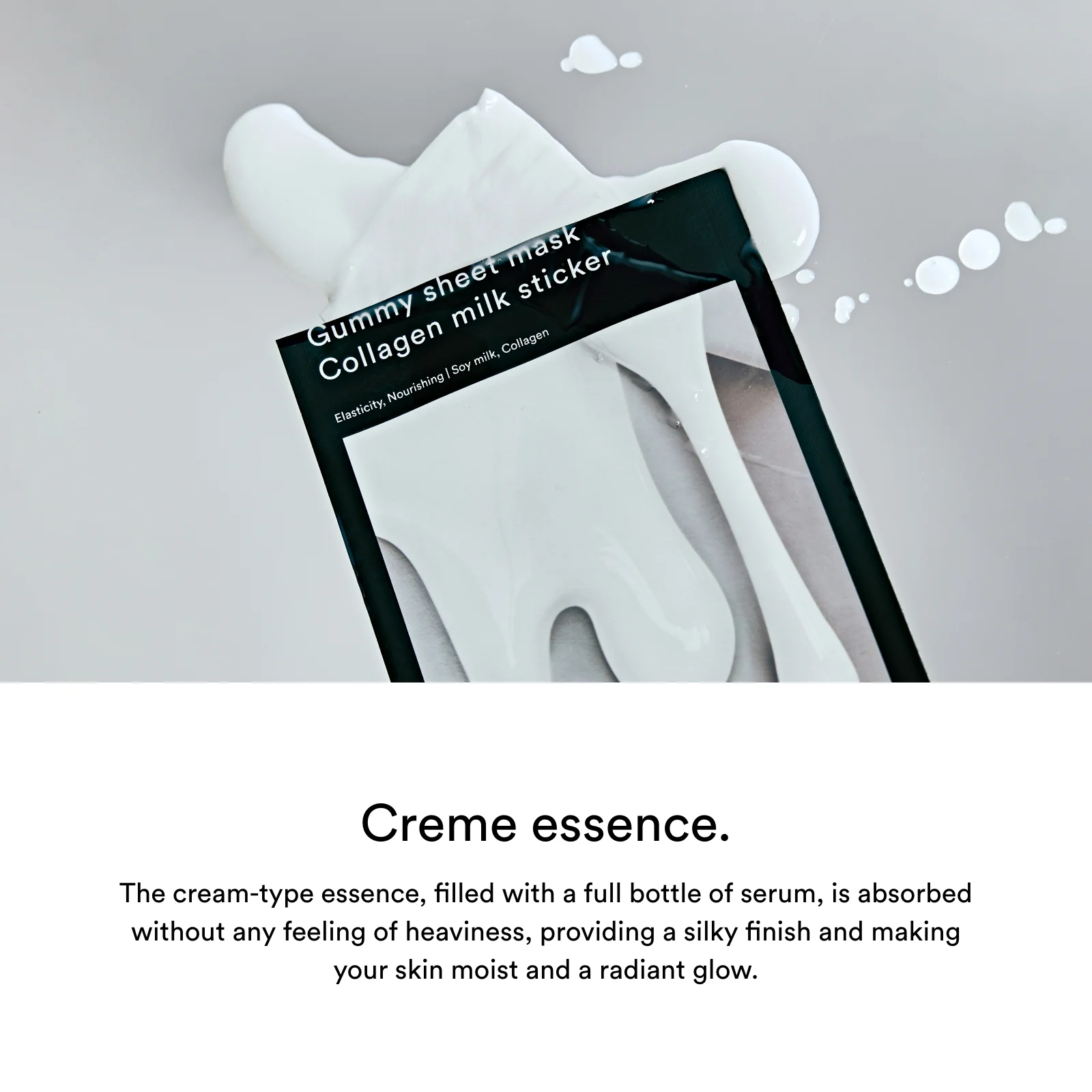 Gummy sheet mask Collagen milk sticker(10 sheets) - Image 13