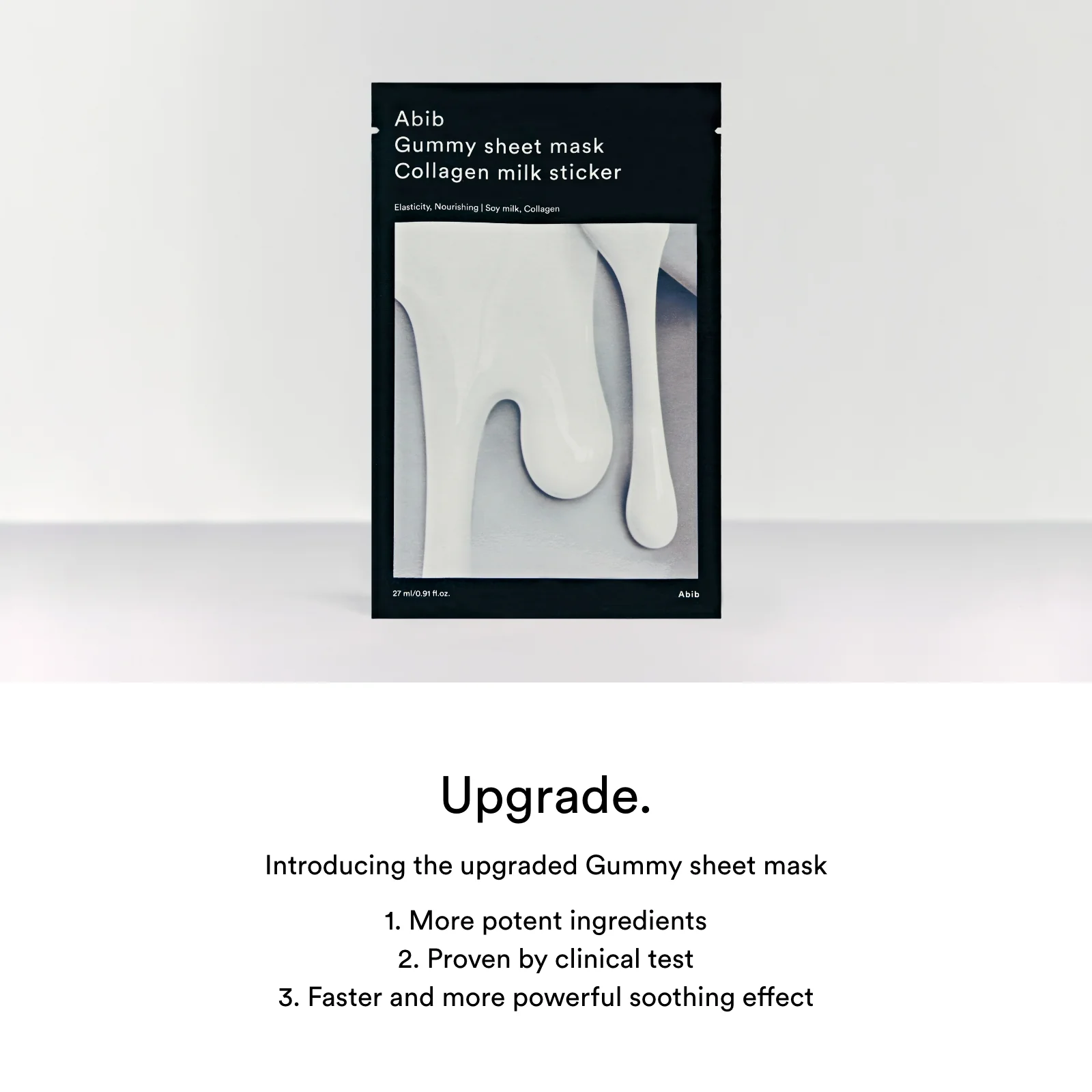 Gummy sheet mask Collagen milk sticker(10 sheets) - Image 3