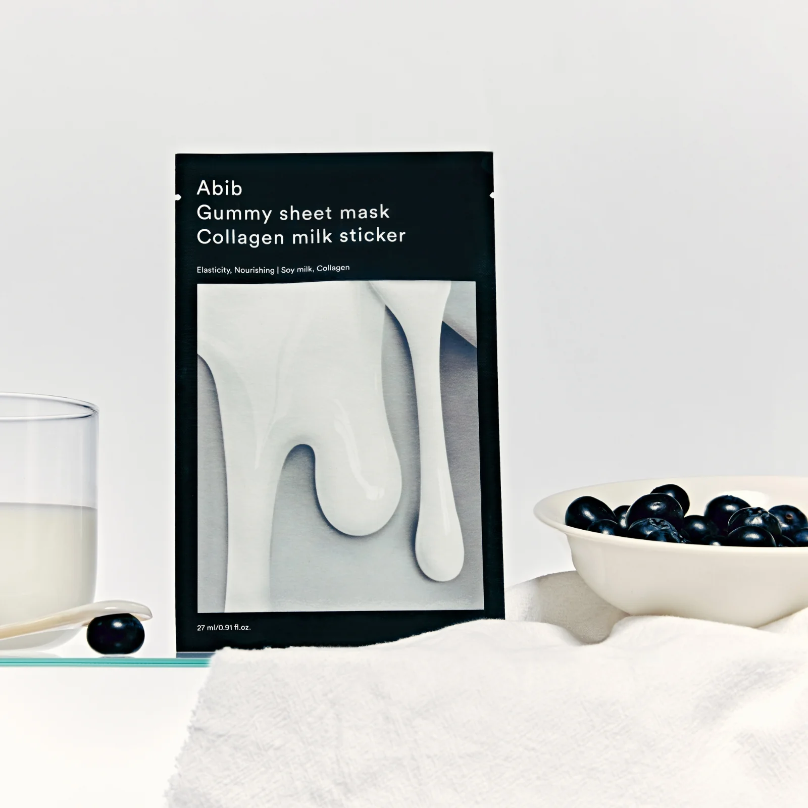 Gummy sheet mask Collagen milk sticker(10 sheets) - Image 6